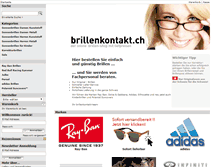 Tablet Screenshot of brillenkontakt.ch